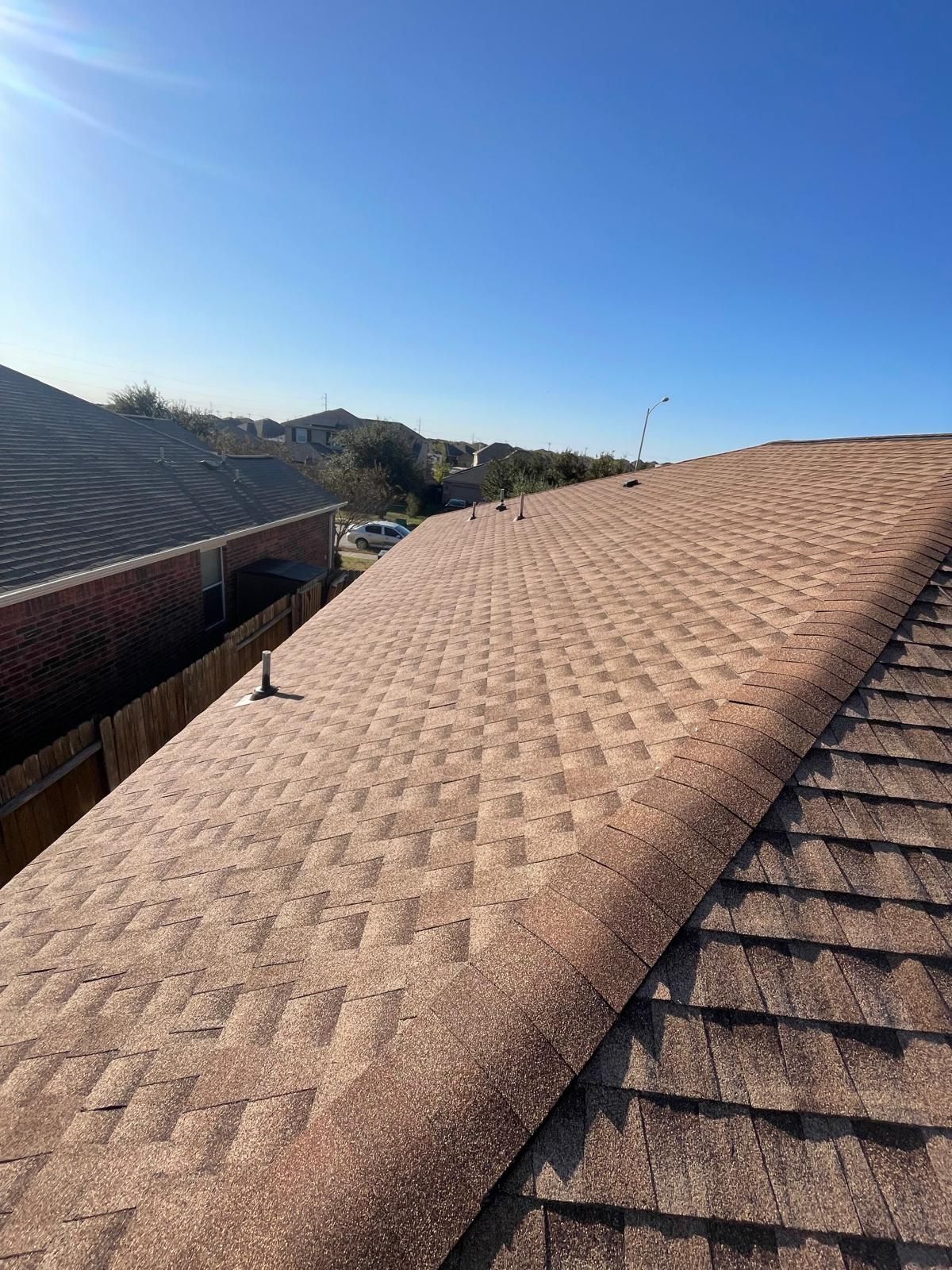 Completed roof replacement by Sprout Roofing, Mueller, TX 78723