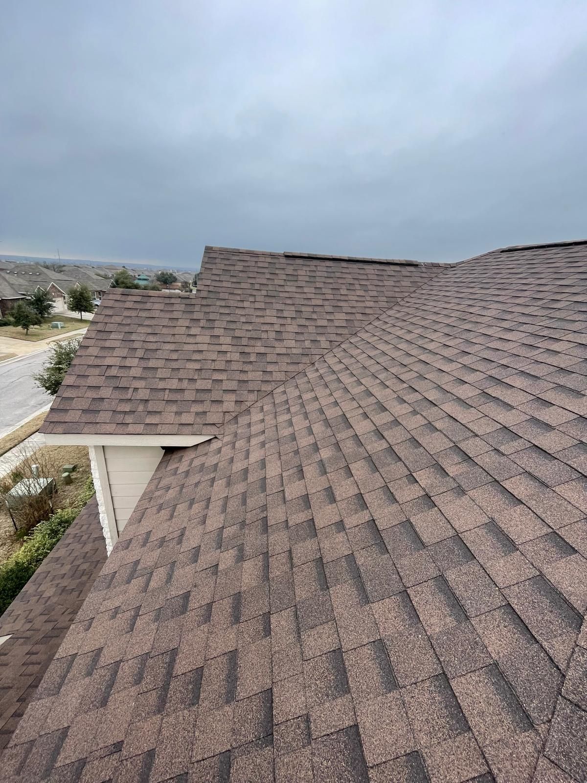 Class 4 impact shingle roofing system installed in Mueller, TX